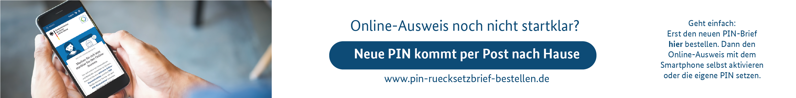 Banner PIN-Rücksetz- und Aktivierungsdienst