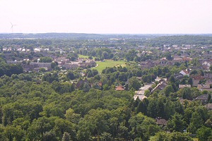 Luftaufnahme des Stadtteils Gestfeld